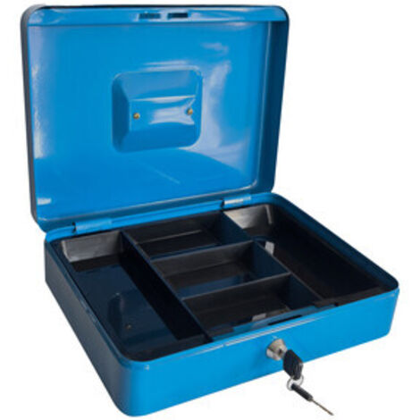 C CASSETTA PORTAVALORI BLU 5015 25X18X9CM- 1,0 pz