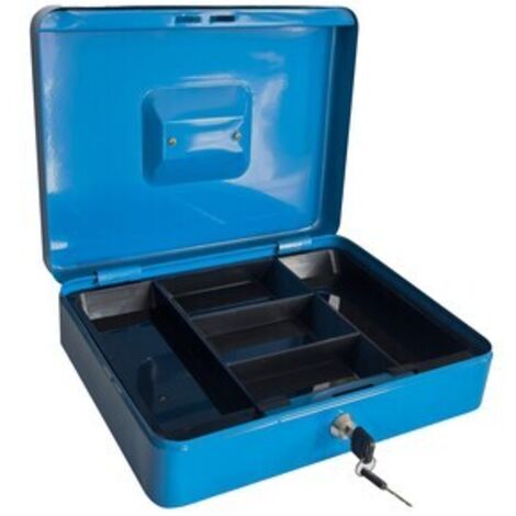 C CASSETTA PORTAVALORI BLU 5015 30X24X9CM