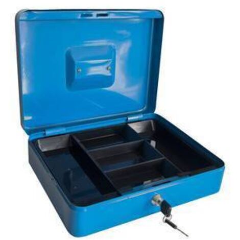 C CASSETTA PORTAVALORI BLU 5015 30X24X9CM