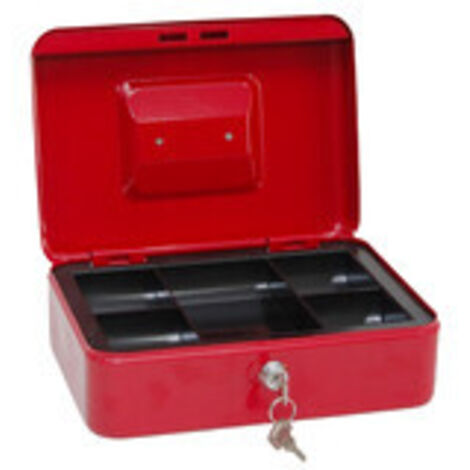 C CASSETTA PORTAVALORI ROSSO 3003 25X18X9CM- 1,0 pz