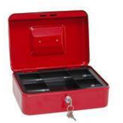 C CASSETTA PORTAVALORI ROSSO 3003 25X18X9CM