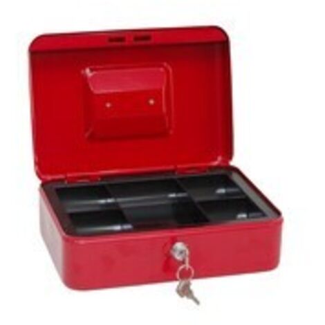 C CASSETTA PORTAVALORI ROSSO 3003 25X18X9CM