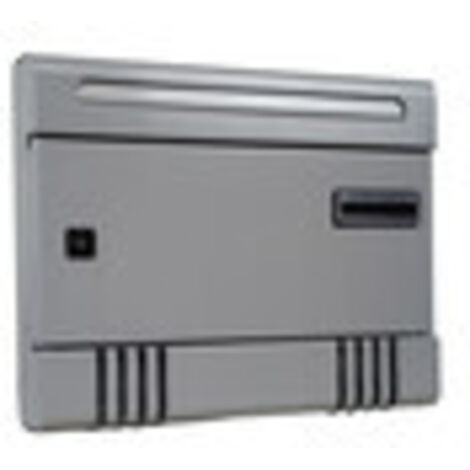 C CASSETTA POSTALE CONDOMI MAXISTEEL SILV 36.5X6.5X30CM- 1,0 pz