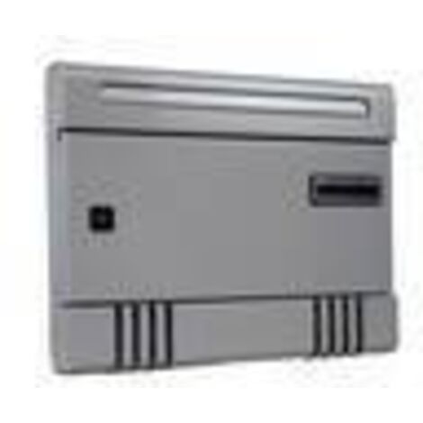C CASSETTA POSTALE CONDOMI MAXISTEEL SILV 36.5X6.5X30CM