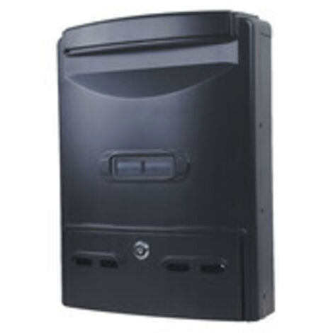 C CASSETTA POSTALE EUROPA NERO 9005 29X10X39CM- 1,0 pz