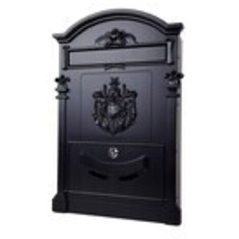 C CASSETTA POSTALE REGIA MAXI NERO 9005 30X9.5X46CM
