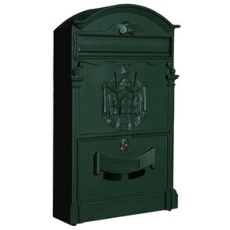C CASSETTA POSTALE REGIA VERDE 6005 25,5X9X41CM- 1,0 pz