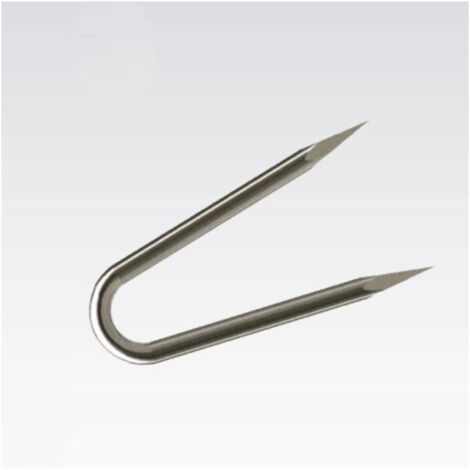 C CHIODI CAMBRETTE DOPPIA PUNTA A U BL.100G 13X40- 6,0 pz