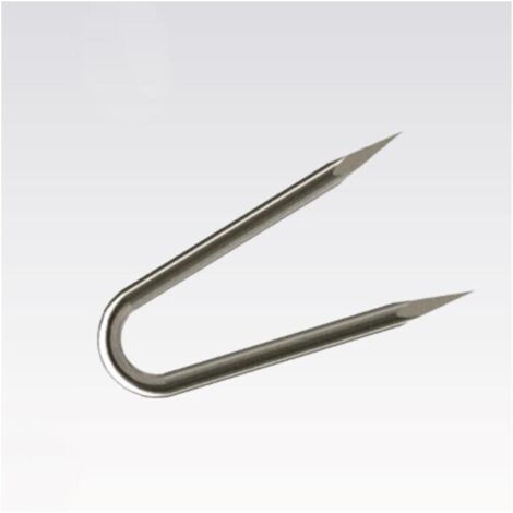 C CHIODI CAMBRETTE DOPPIA PUNTA A U BL.100G 13X40