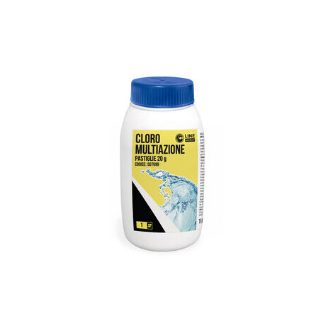 C CLORO PISCINA MULTIAZIONE PASTIGLIE 20 G CF 1 KG- 1,0 pz