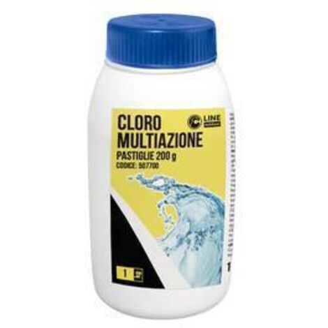 C CLORO PISCINA MULTIAZIONE PASTIGLIE 200 G CF 1KG