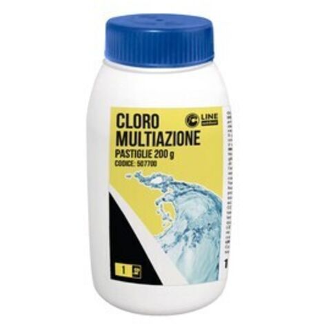 C CLORO PISCINA MULTIAZIONE PASTIGLIE 200 G CF 1KG