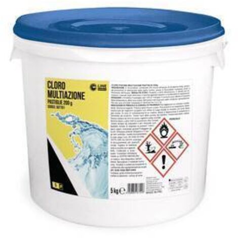 C CLORO PISCINA MULTIAZIONE PASTIGLIE 200 G CF 5KG