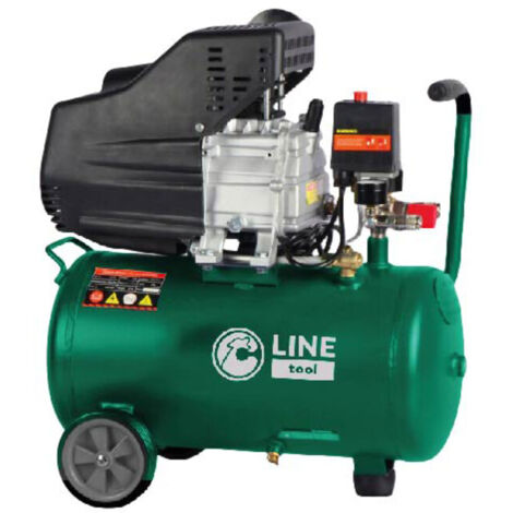 C COMPRESSORE CARRELLATO 24L 2HP 8 BAR- 1,0 pz