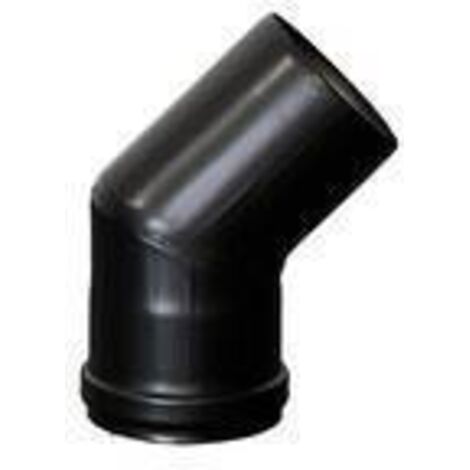 C CURVA A 45 P/STUFA A PELLET MF D 8 CM 2 PZ