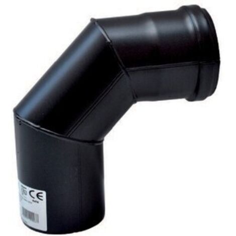 C CURVA A 90 P/STUFA A PELLET D 10 CM