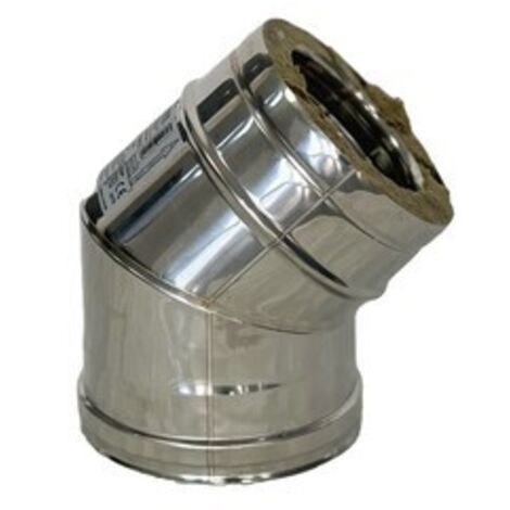 C CURVA INOX 45 D 10 CM