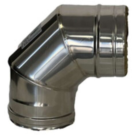 C CURVA INOX 90 D 25 CM - 4 Pezzi