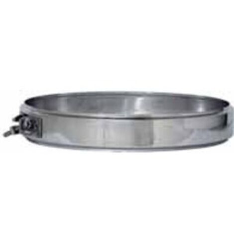 C FASCETTA DI BLOCCAGGIO INOX DOP PARETE D18CM