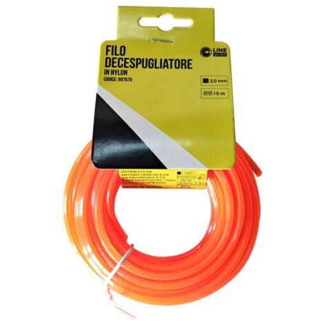 C FILO DECESPUGLIATORE QUADRO ORANGE-S MM3.0X10MT
