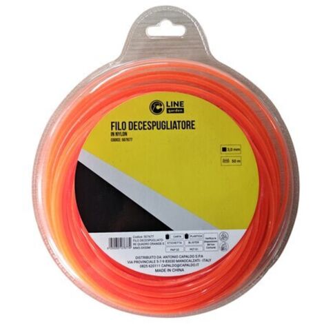 C FILO DECESPUGLIATORE QUADRO ORANGE-S MM3.0X50MT