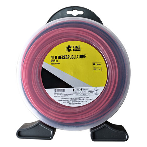 C FILO DECESPUGLIATORE QUADRO REDPLUS-S MM2.4X79MT- 1,0 pz