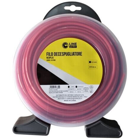 C FILO DECESPUGLIATORE QUADRO REDPLUS-S MM3.0X50MT