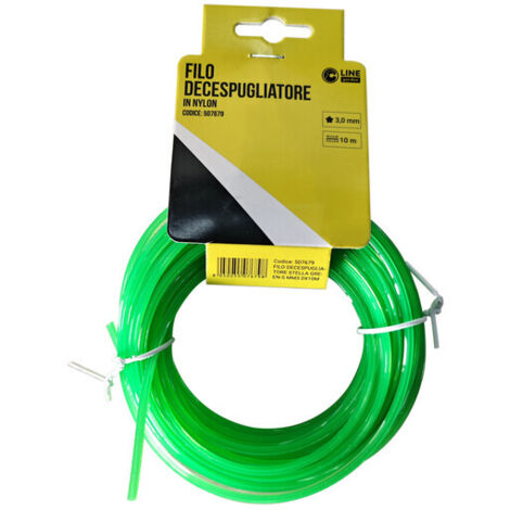 C FILO DECESPUGLIATORE STELLA GREEN-S MM3.0X10MT- 1,0 pz