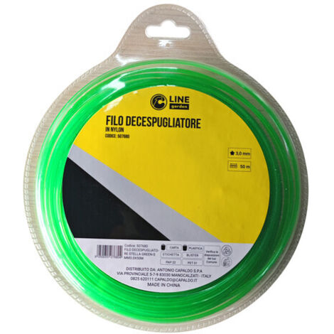 C FILO DECESPUGLIATORE STELLA GREEN-S MM3.0X50MT- 1,0 pz