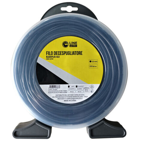 C FILO DECESPUGLIATORE TONDO BLACKPLUS-ALU-R MM3X50MT- 1,0 pz