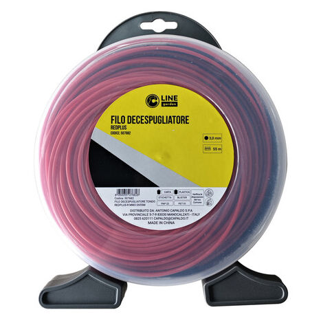 C FILO DECESPUGLIATORE TONDO REDPLUS-R MM3.0X55MT- 1,0 pz