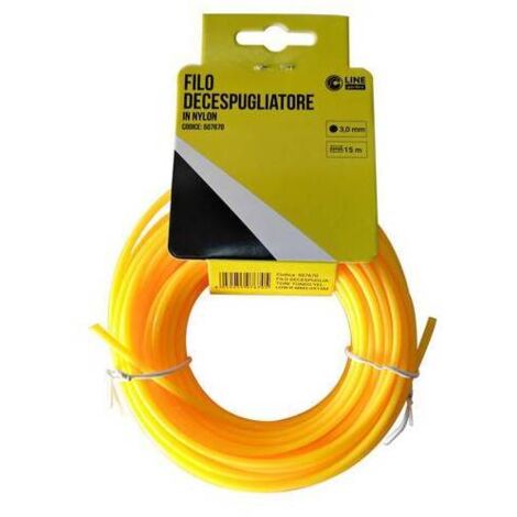 C FILO DECESPUGLIATORE TONDO YELLOW-R 3,0MMX15M