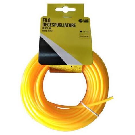 C FILO DECESPUGLIATORE TONDO YELLOW-R 3,3MMX15M