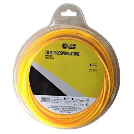 C FILO DECESPUGLIATORE TONDO YELLOW-R MM3.0X50MT