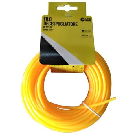C FILO DECESPUGLIATORE TONDO YELLOW-R MM3.3X15MT