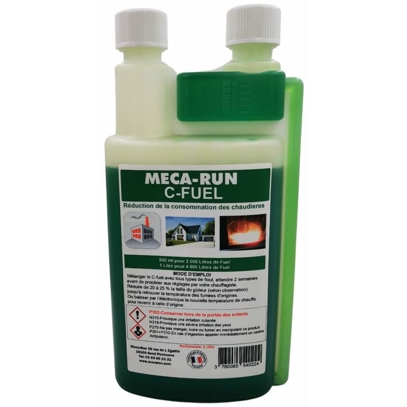 C fuel décrassage pour fuel domestique 1L Mecarun
