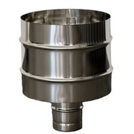 C FUMAIOLO A BOTTE INOX TONDO INOX D 10CM