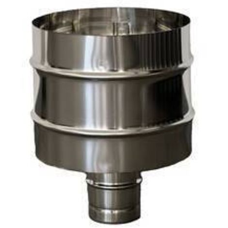 C FUMAIOLO A BOTTE INOX TONDO INOX D 12CM