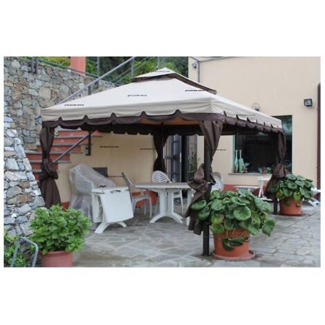 C GAZEBO ALLUMINIO 3X4M RIYAD ECRU