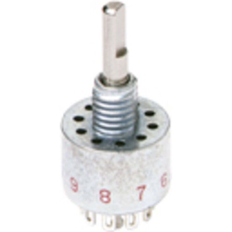 C & K Switches MA05L3NZGF Commutateur rotatif 125 V, 28 V/DC 250 mA Positions de commutation 5 IP67 1 pc(s)