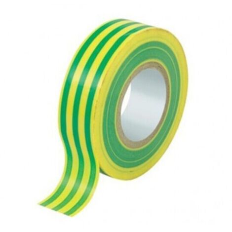 C NASTRO ISOLANTE PVC 10MTX15MM GIALLO/VERDE