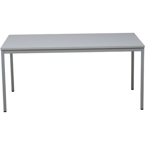 C+P 4-Fuß-Tisch als Mehrzwecktisch, 750x1200x800mm, 7035/Dekor Lichtgrau