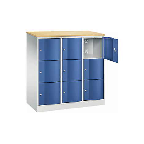C+P  503092  Armario de compartimentos bajo llave RESISTO  H x