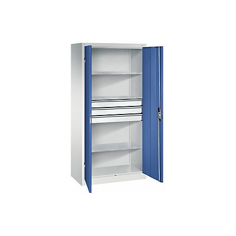 C+P  688011  C+P  Armadio da officina con ante a battente e