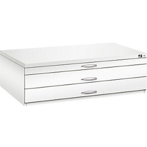 C+P  Archivio per disegni  UNI A0  3 cassetti  altezza 420 mm