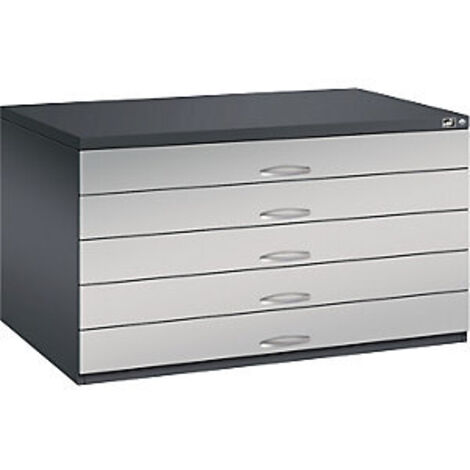 C+P  Archivio per disegni  UNI A0  5 cassetti  altezza 760 mm