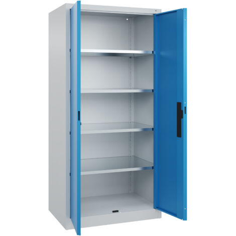 C+P Flügeltürenschrank Serie 89, 1950x930x600mm, 7035/5012