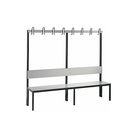 C+P  Panca per spogliatoi COMFORT  un lato utile  HPL 