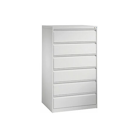 C+P  Schedario ACURADO  3 corsie  6 cassetti  grigio chiaro
