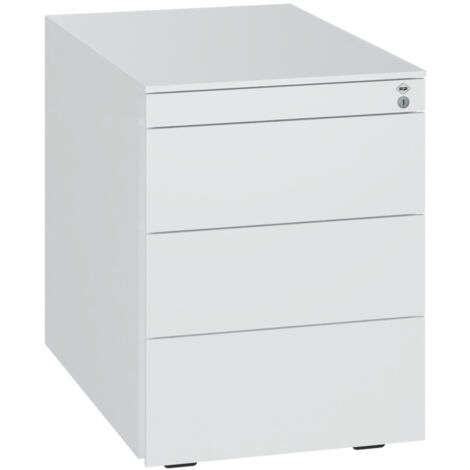 C+P Stahl-Rollcontainer, 563x430x781mm, 9010/9010